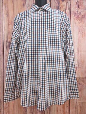 Mizzen+Main Leeward Trim Fit Multicolor Check Shirt XL